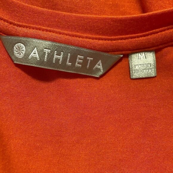 ATHLETA Side Cinch Sleeveless Modal Jersey Knit Dress Size Medium - Picture 3 of 9